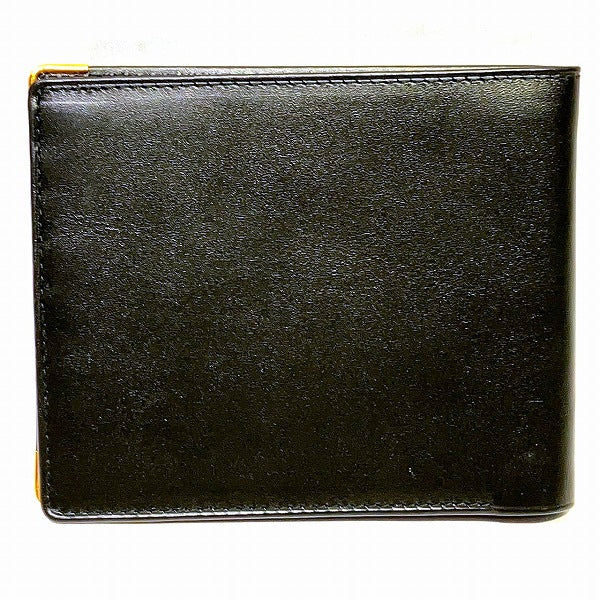 Dunhill Black Leather Bifold Wallet in Good Condition