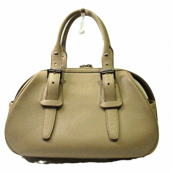 Burberry Leather Handbag Boston Bag in Good Condition