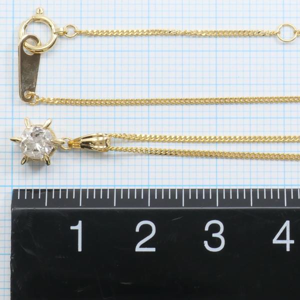 K18 Yellow Gold Diamond Necklace 0.51ct in Excellent Condition