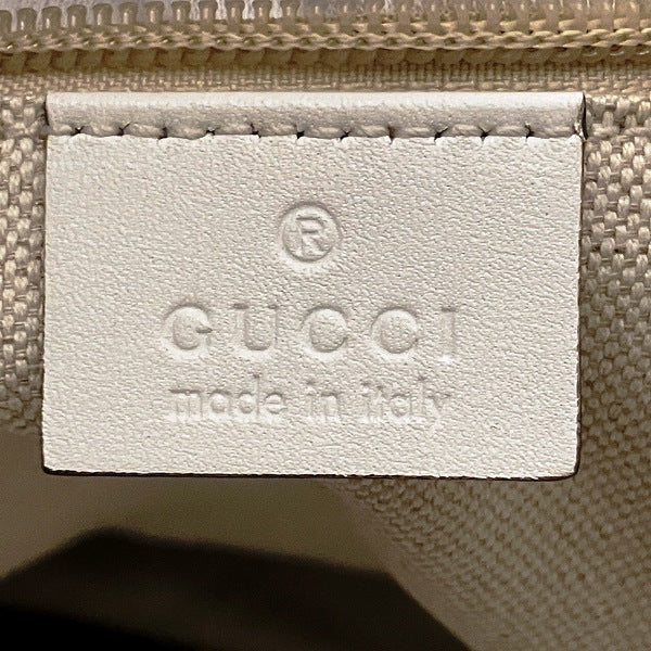 Gucci Heartbeat Canvas Leather Tote Bag