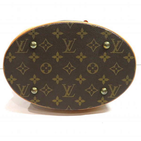 Louis Vuitton Monogram Petit Bucket PM Tote Bag M42238 in Good Condition