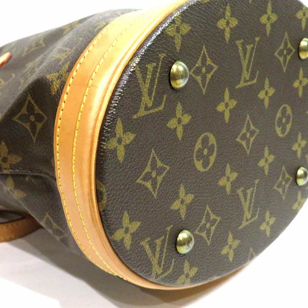 Louis Vuitton Monogram Petit Bucket PM Tote Bag M42238 in Good Condition