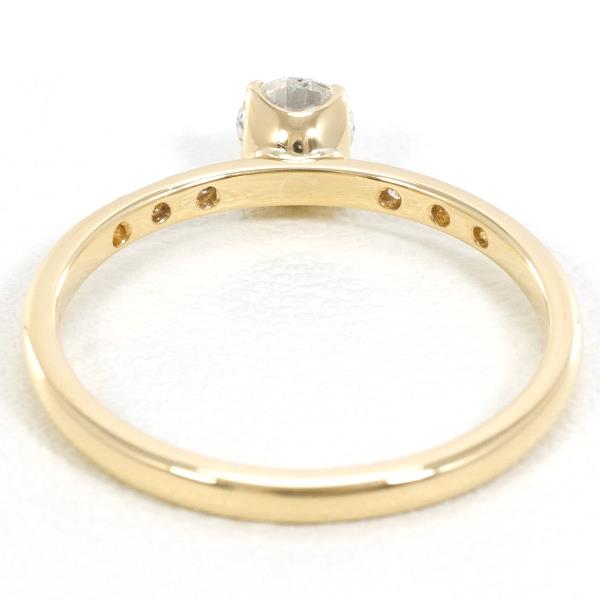 K18 Yellow Gold Diamond Ring 7.5