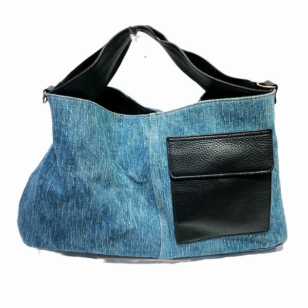 ATAO Elvy Denim 2WAY Handbag Shoulder Bag in Good Condition