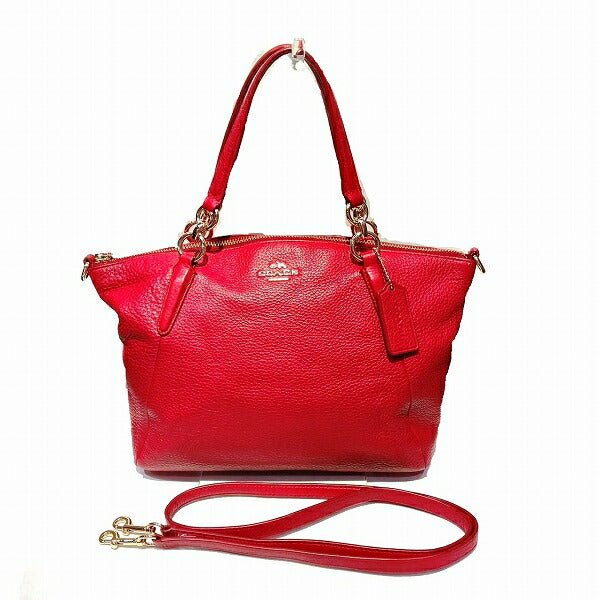 Coach Pebbled Leather Small Satchel F36675