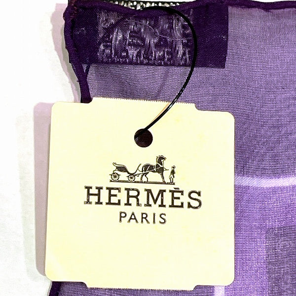 Hermes Silk Ex-Libris Carriage Scarf