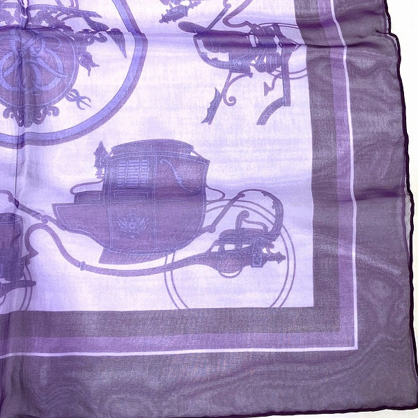 Hermes Silk Ex-Libris Carriage Scarf