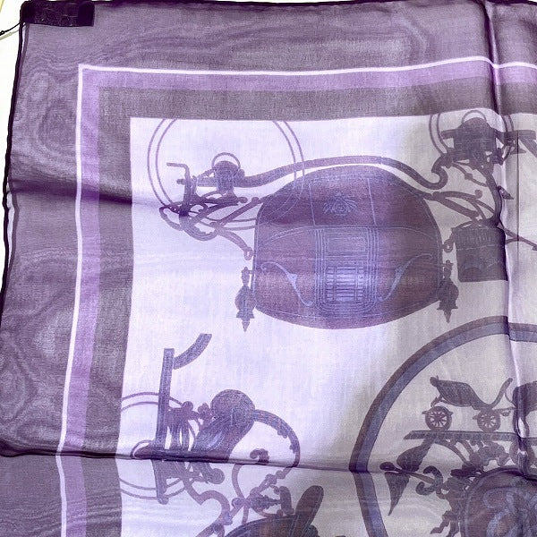 Hermes Silk Ex-Libris Carriage Scarf