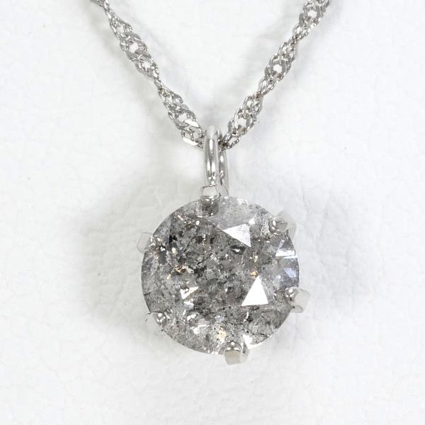 Platinum PT1000 PT850 Diamond Necklace in Pristine Condition