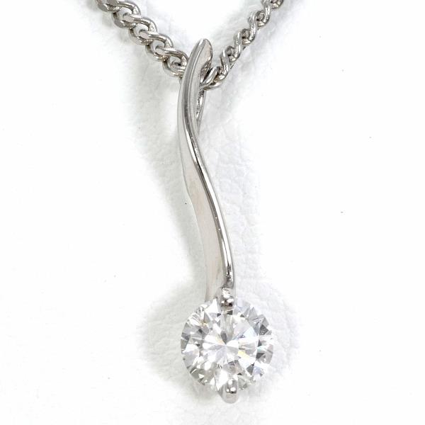 Platinum PT900 PT850 Diamond Necklace 0.30ct