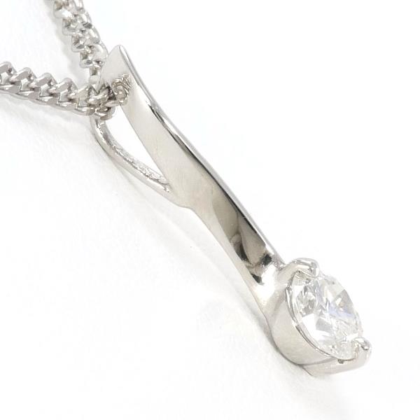 Platinum PT900 PT850 Diamond Necklace 0.30ct