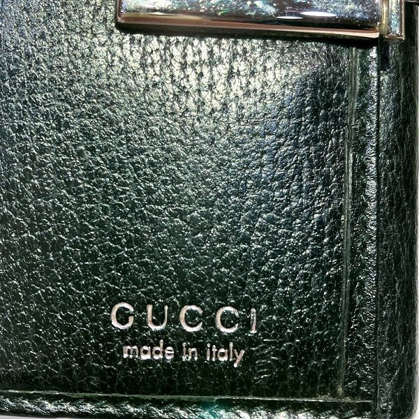 Gucci Leather Bifold Wallet Black in Fair Condition