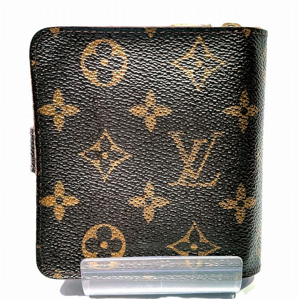 Louis Vuitton Monogram Compact Zip Wallet M61667 in Fair Condition