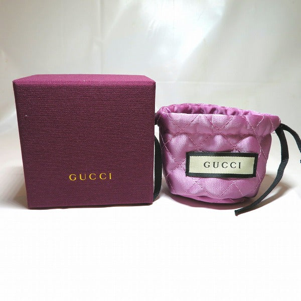 Gucci Crystal Square G Patent Leather Bracelet