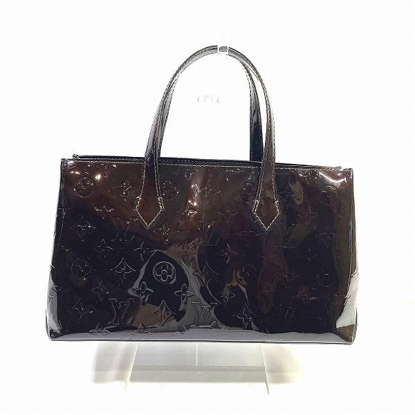 Louis Vuitton Wilshire PM Enamel Handbag M93641 in Good condition