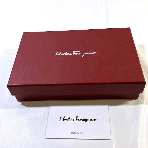 Salvatore Ferragamo Leather Double Gancini Wallet