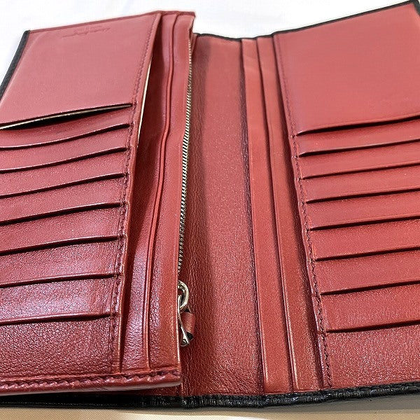 Salvatore Ferragamo Leather Double Gancini Wallet