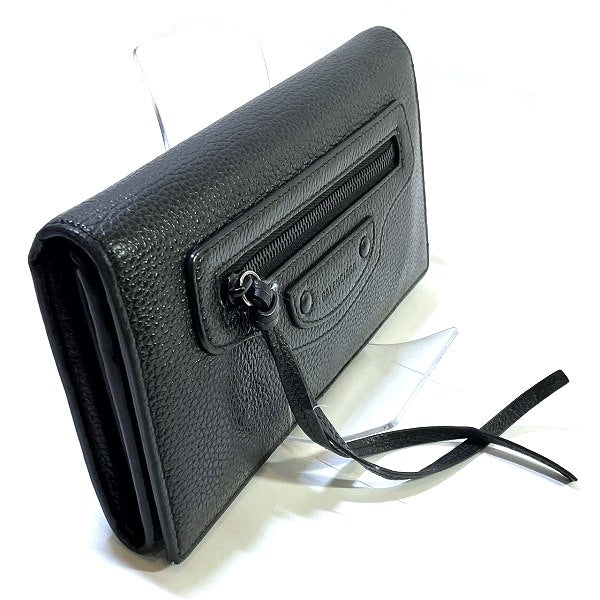 Balenciaga Leather Neo Classic Long Wallet 650857 15Y07