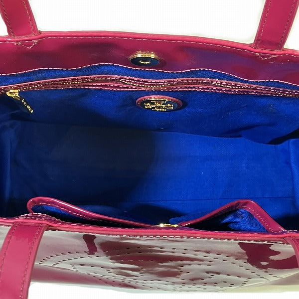 Tory Burch Enamel Canvas Tote Bag in Good Condition