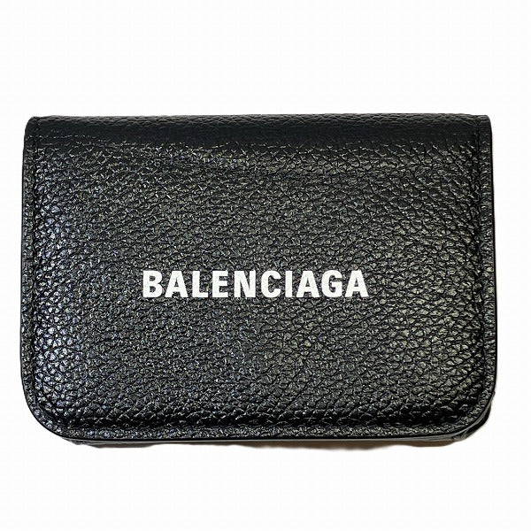 Balenciaga Leather Trifold Wallet 593813