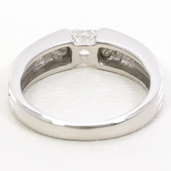 PT900 Platinum Diamond Ring 8号 in Excellent Condition