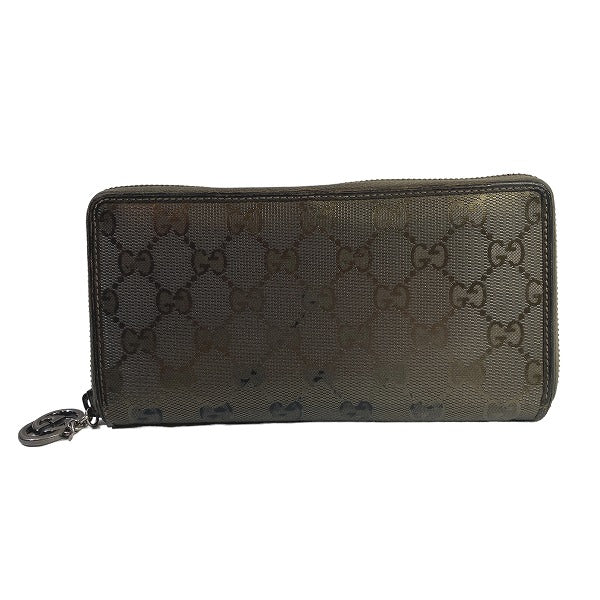 Gucci GG Imprime Long Wallet Unisex in Fair Condition