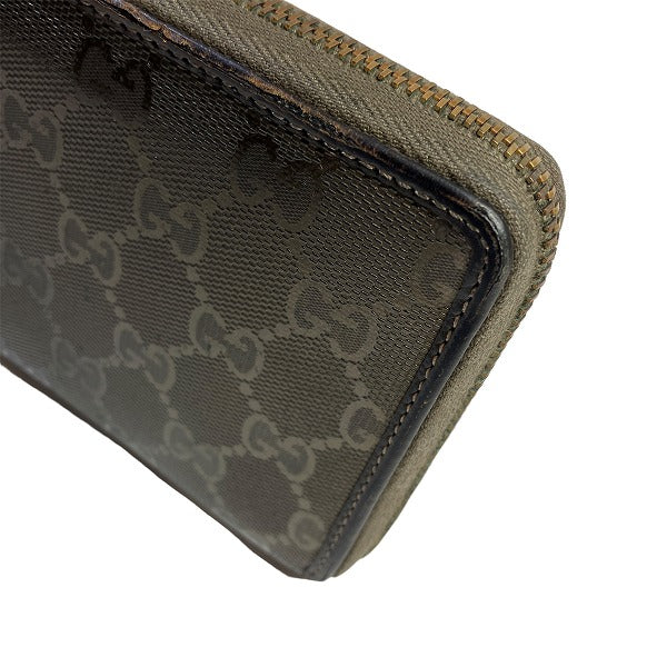 Gucci GG Imprime Long Wallet Unisex in Fair Condition