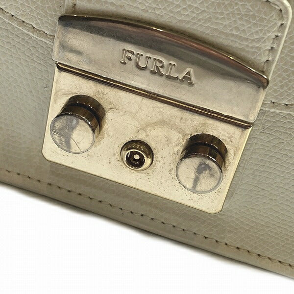 Furla Metropolis Leather Shoulder Bag in Good Condition