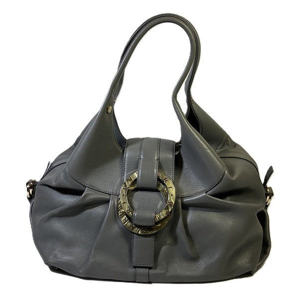 Bvlgari Leather Chandra Handbag