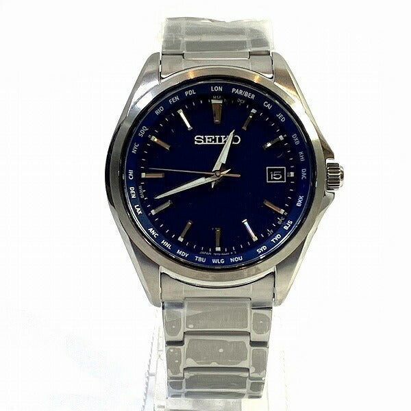 Seiko Titanium Solar Radio Watch 7B75-0AA0