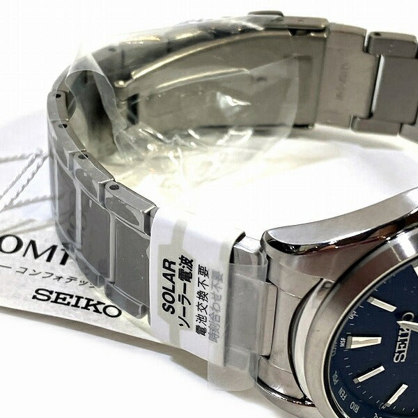 Seiko Titanium Solar Radio Watch 7B75-0AA0