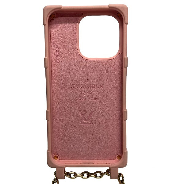 Louis Vuitton Monogram R-Trunk iPhone 14 Pro Case M82082 in Good Condition