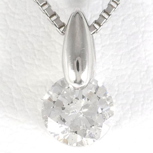 PT900 Platinum PT850 Diamond Necklace in Excellent Condition