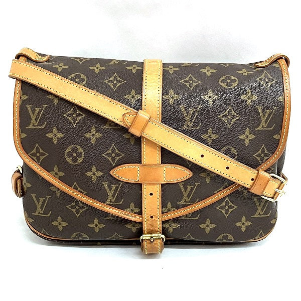 Louis Vuitton Monogram Saumur 30 Shoulder Bag M42256 in Good Condition