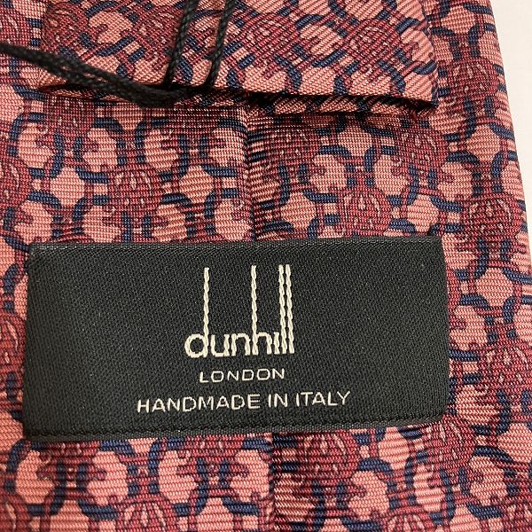 Dunhill Logo Silk Tie for Men, 144cm Length, 8cm Width, Brand Accessories, Unused in Pristine Condition