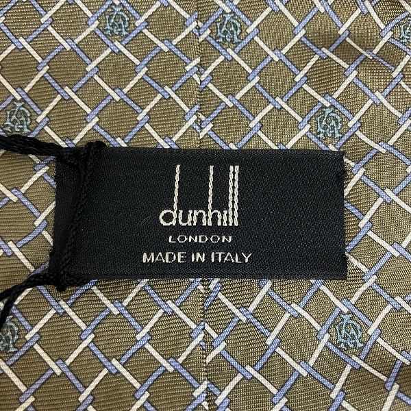 Dunhill Silk Logo Mark Necktie in Pristine Condition