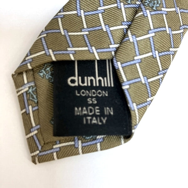 Dunhill Silk Logo Mark Necktie in Pristine Condition