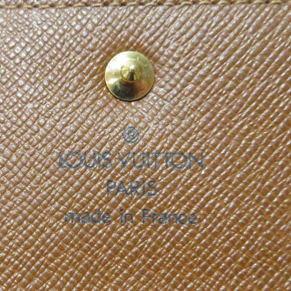 Louis Vuitton Monogram Portefeuille Tresor Etui Chequier Wallet M61200 in Great Condition