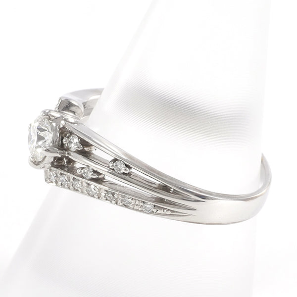 K18 White Gold Diamond Ring 15