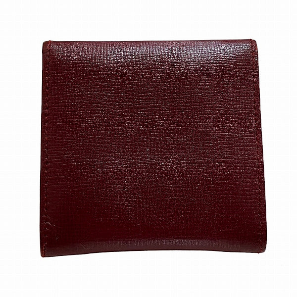 Cartier Must Calf Bordeaux Coin Case Wallet in Good Condition