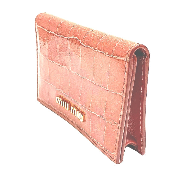 Miu Miu Leather Card Holder 5M1122 in Good Condition