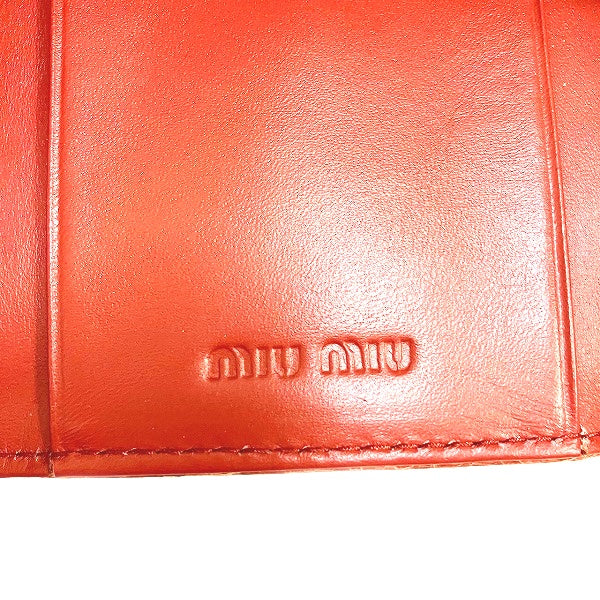 Miu Miu Leather Key Case 5M0222 in Good Condition