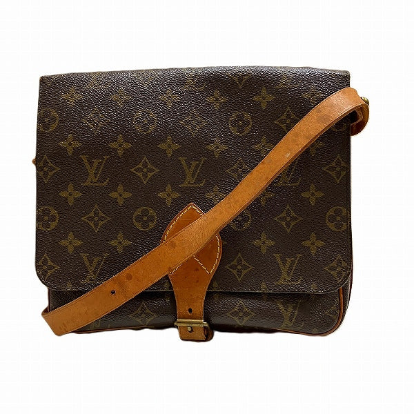 Louis Vuitton Monogram Cartouchiere Shoulder Bag M51252 in Good Condition