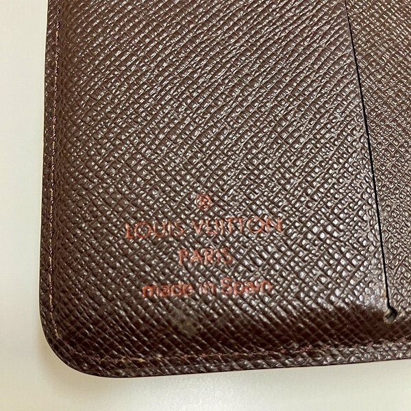 Louis Vuitton Damier Compact Zip Wallet N61668 in Good Condition