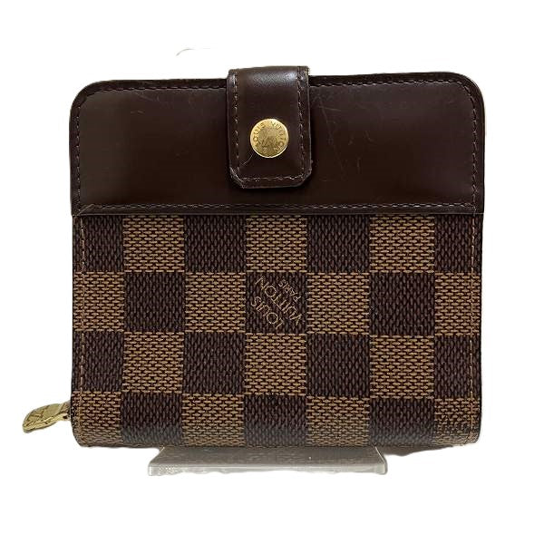 Louis Vuitton Damier Compact Zip Wallet N61668 in Good Condition