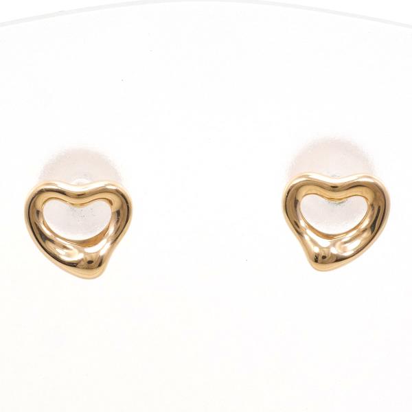 Tiffany Open Heart K18PG Earrings