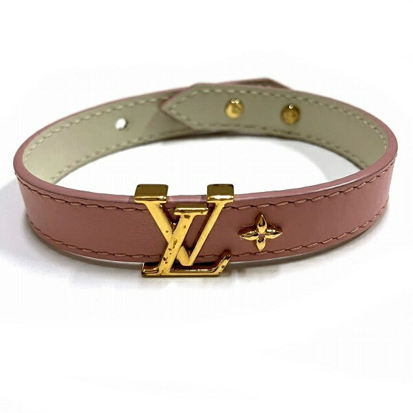 Louis Vuitton Leather Bracelet LV Iconic M8088F