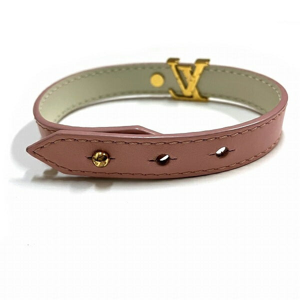 Louis Vuitton Leather Bracelet LV Iconic M8088F