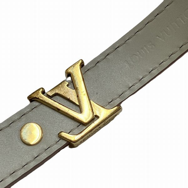 Louis Vuitton Leather Bracelet LV Iconic M8088F