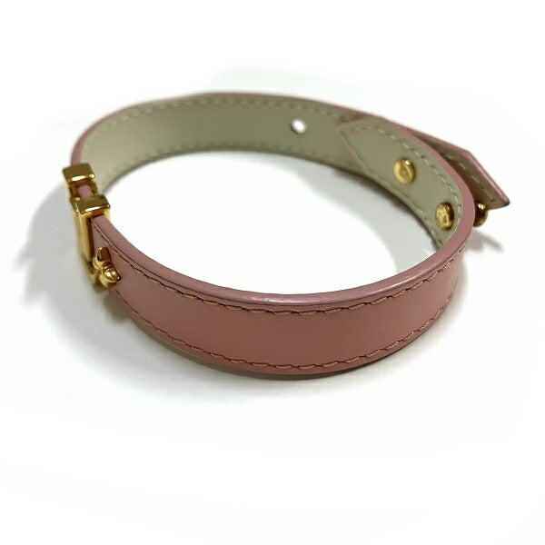 Louis Vuitton Leather Bracelet LV Iconic M8088F